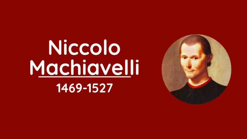 Machiavelli, Niccolo