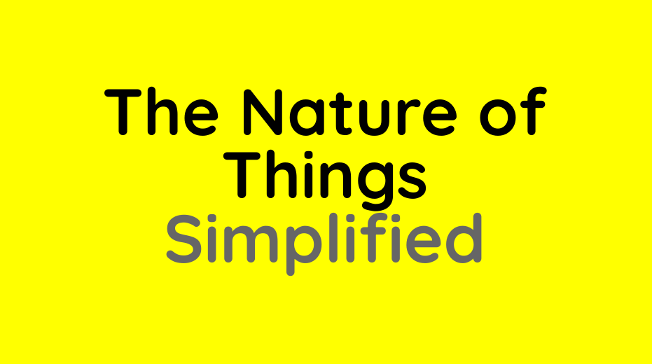 The Nature of Things