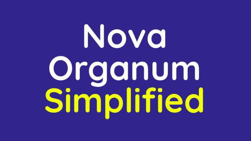 Nova Organum by Francis Bacon