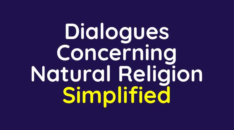 Dialogues Concerning Natural Religion Simplified