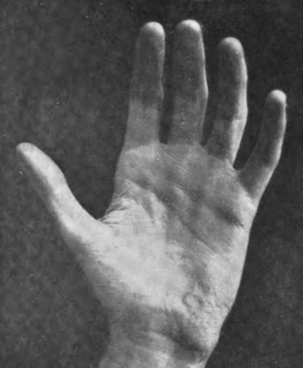 Masturbator's hand